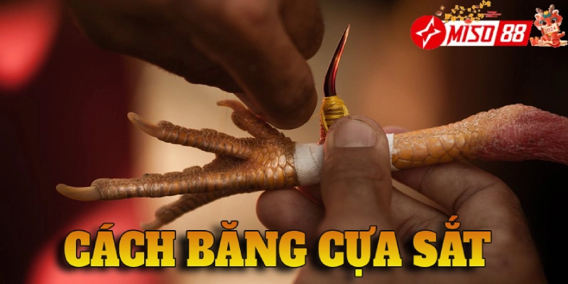 Cách băng cựa sắt