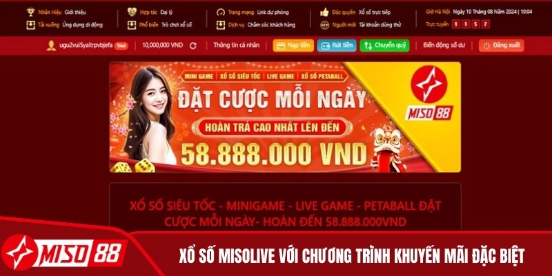 Chương trình khuyến mãi đặc biệt với tên "XSST - Minigame - Live Game - Petaball"